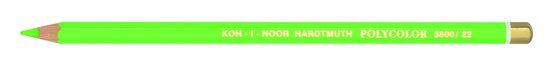 Карандаш художественный цветной Polycolor "KOH-I-NOOR" 3800, 12 шт/уп, салатовый