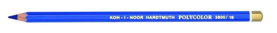 Карандаш художественный цветной Polycolor "KOH-I-NOOR" 3800, 12 шт/уп, сапфировый синий