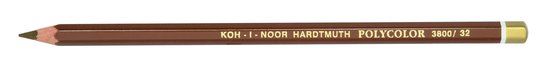 Карандаш художественный цветной Polycolor "KOH-I-NOOR" 3800, 12 шт/уп, сиена натуральная