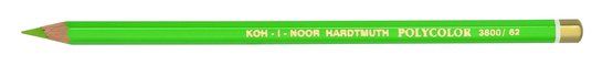 Карандаш художественный цветной Polycolor "KOH-I-NOOR" 3800, 12 шт/уп, яблочный зеленый