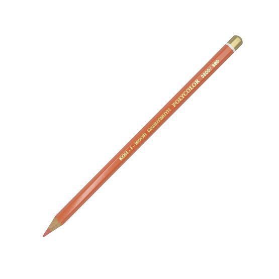 Карандаш художественный цветной Polycolor "KOH-I-NOOR" 3800, 12 шт/уп, лососевый темный