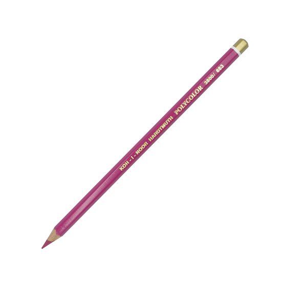 Карандаш художественный цветной Polycolor "KOH-I-NOOR" 3800, 12 шт/уп, мексиканский розовый