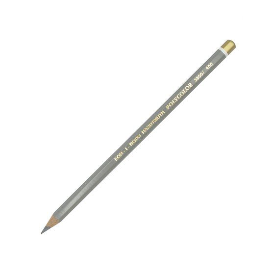 Карандаш художественный цветной Polycolor "KOH-I-NOOR" 3800, 12 шт/уп, серый теплый темный