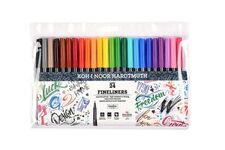 Набор линеров "KOH-I-NOOR" FINELINERS 24цв, ПВХ с подвесом 777021BD01TE