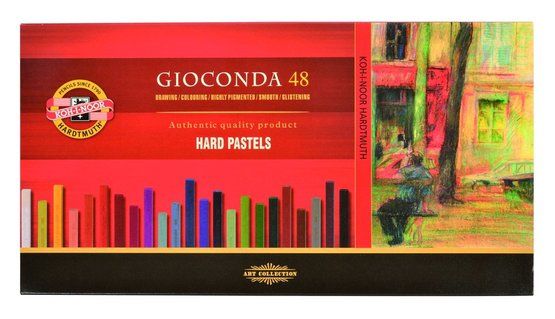Набор масляной твердой пастели Gioconda "KOH-I-NOOR" 8116 для художника, прямоугольные 7х7мм, L=75мм, в картоне, 48 цветов