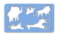 Трафарет "KOH-I-NOOR" 4 зверя- Лев 325х127х2 мм 074906000000