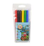 Набор фломастеров KOH-I-NOOR 1012 OWLS, трёхгранные, вентилируемые, смываемые, 6 цв