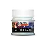 Паста с блестками на водной основе "Pentart", мелкое зерно, цвет иридисцентный в банке 50мл