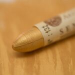 Пастель масляная металлик Sennelier, золотистый жемчуг цв.№132, 5шт/упак,D=10мм