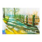 Блокнот-склейка для зарисовок «Пленэр», 80 г/м2, , А540 л, 4 дизайна в пачке