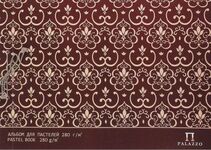 Альбом на сутаже для пастели Palazzo Модерн «Слоновая кость», 280 г/м2, А3, 20 л (10 л бумага рисовальная слоновая кость + 10 л калька)