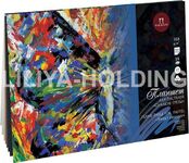 Планшет для пастелей «Сладкие грёзы», 160 г/м2, А3, 18 л, хлопок 40%, тиснение «холст», 6 цветов