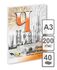Планшет для черчения 200 г/м2, 297х420 мм, 40 л