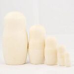 Деревянная заготовка из липы Матрешка 5ти-местная, высота 155 мм