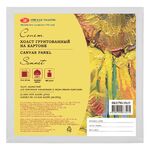 Холст на картоне 15х15 см Сонет 280 г/м2,100% хлопок, мелкое зерно DK13701-15x15 Невская палитра